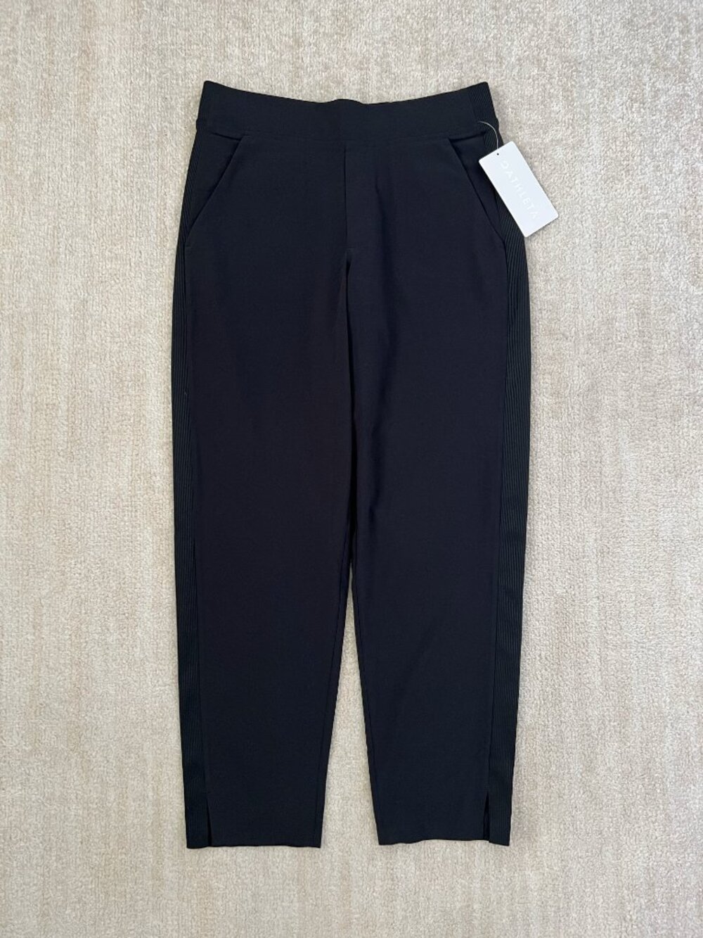 NWT Athleta Brooklyn Ankle Pants 4 Black